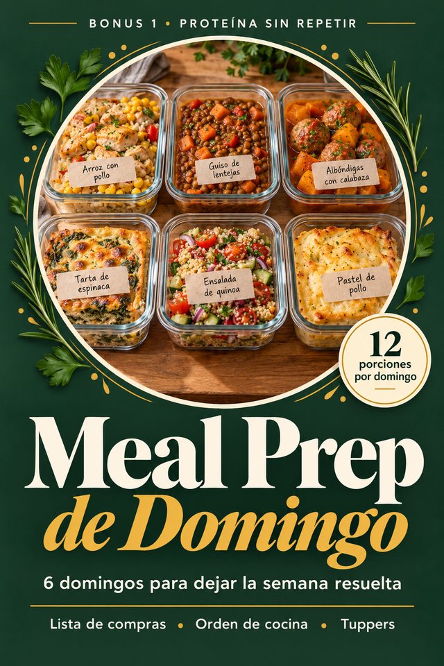 Bonus 1: Meal Prep de Domingo