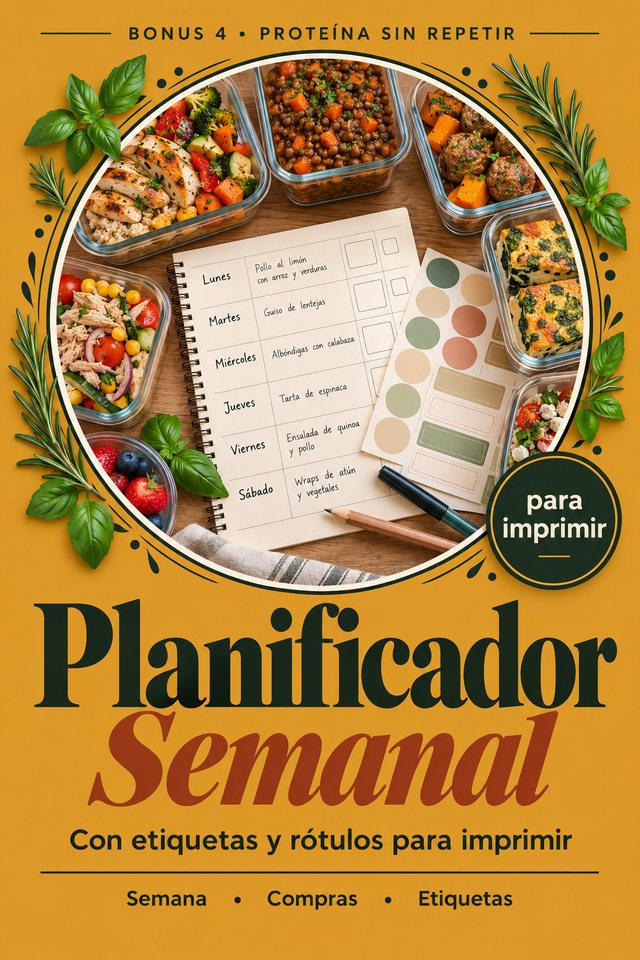 Bonus 4: Planificador Semanal