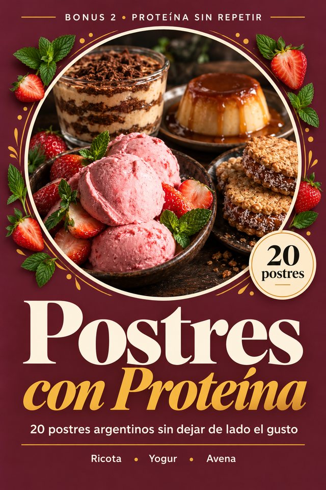 Bonus 2: Postres con Proteína