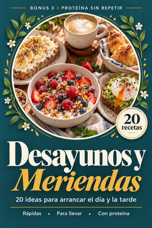 Bonus 3: Desayunos y Meriendas